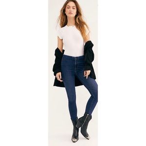 Free People Feel Like Sunshine Hi Rise Skinny 27